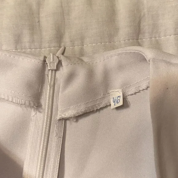 Girl 14-16 Embroidered White Burgundy Tulle Lace Short Sl Folk Formal Dress - Picture 10 of 16